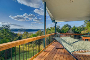 Spacious Norfork Lake Home Game Room and Views!